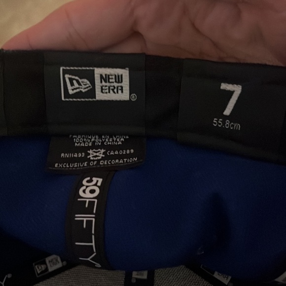 NEW YORK METS NEW ERA FITTED CAP SIZE 7 - Picture 3 of 5